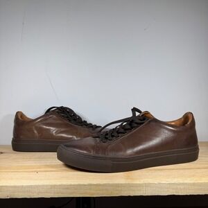 Thursday Boot Co Shoes Mens 14 Brown Leather Premier Low Top Minimalist Sneakers